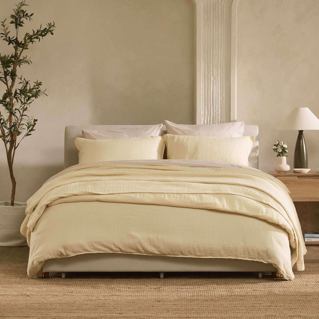 Linen&Rose™ Couvertures et linge de lit en mousseline