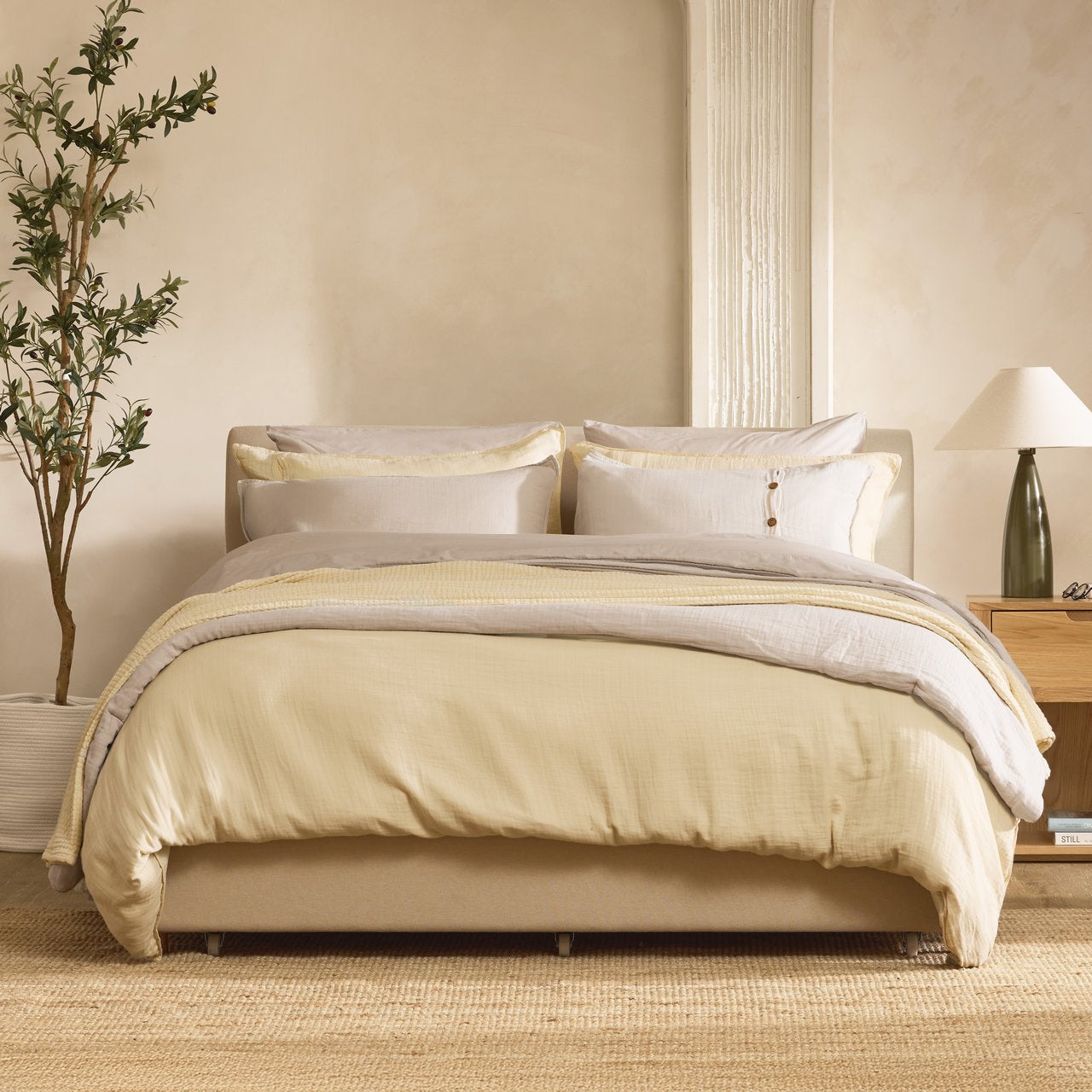 Linen&Rose™ Couvertures et linge de lit en mousseline