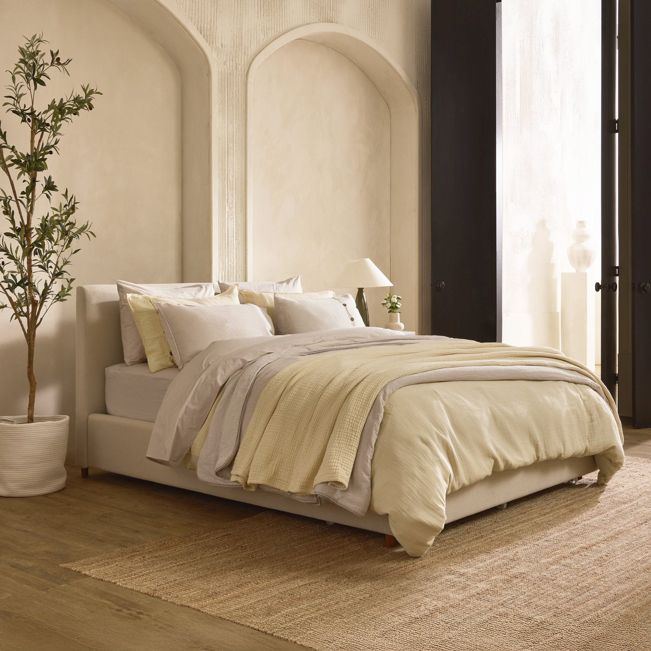Linen&Rose™ Couvertures et linge de lit en mousseline