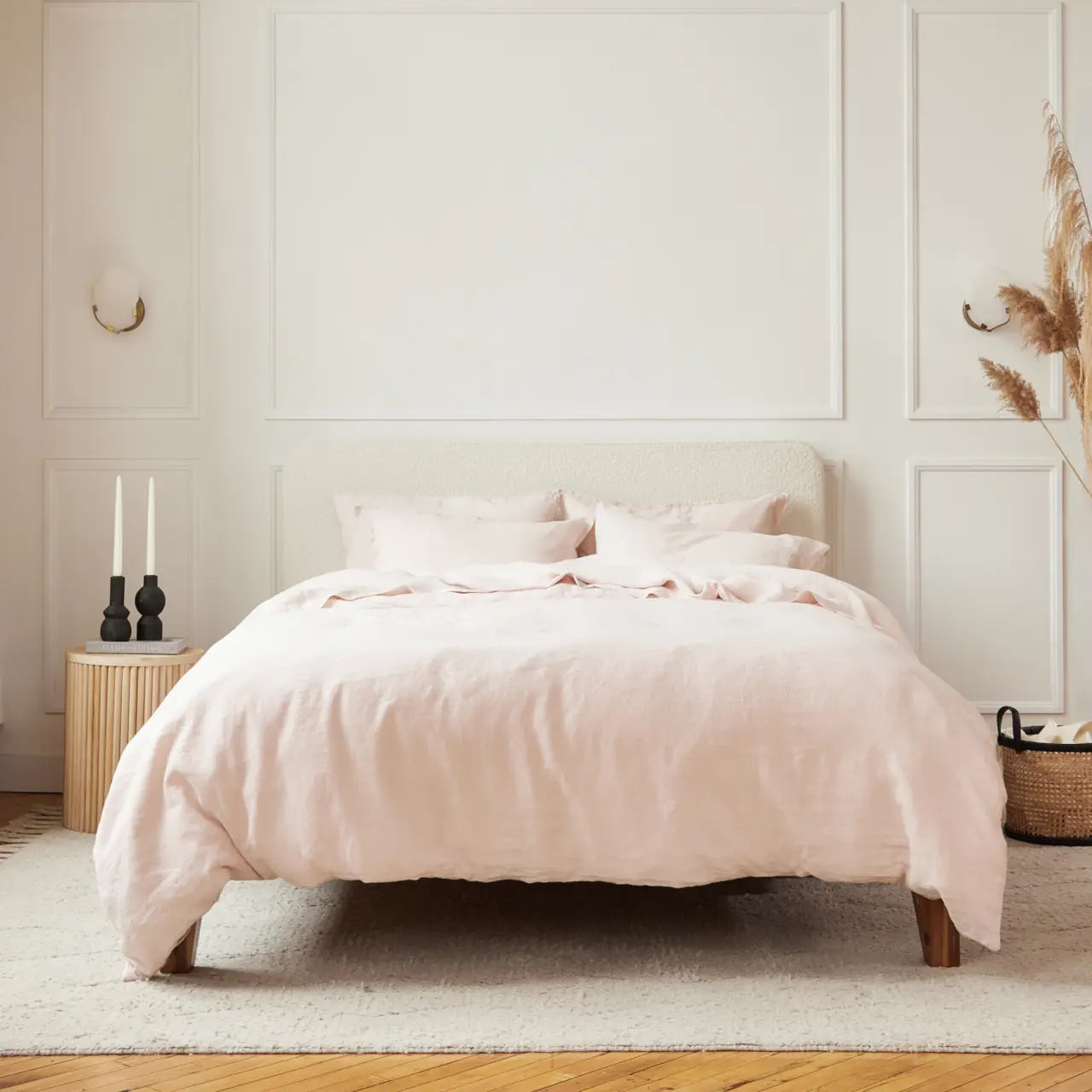 Linen&Rose™ European Linen Sheet Set