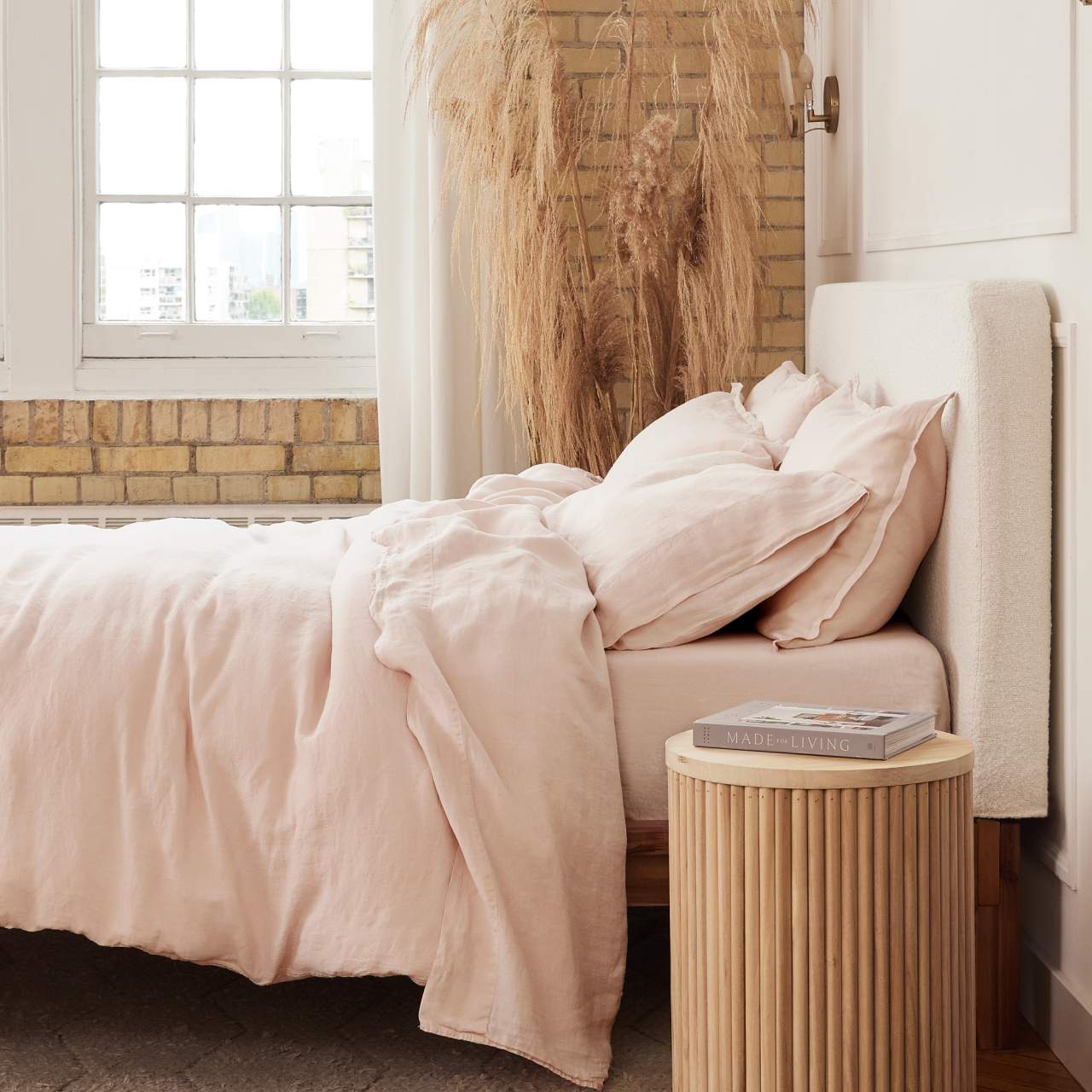 Linen&Rose™ European Linen Flat Sheet